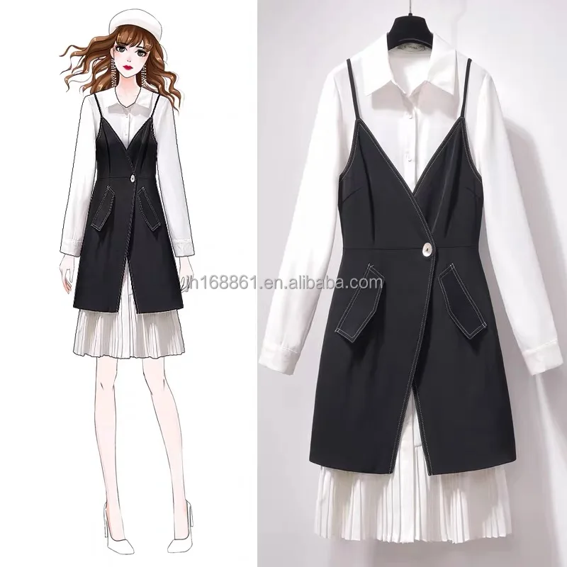 

2021 new French retro popular high quality women's casual style POLO neck knitted women's clothing factory wholesale, Customized color