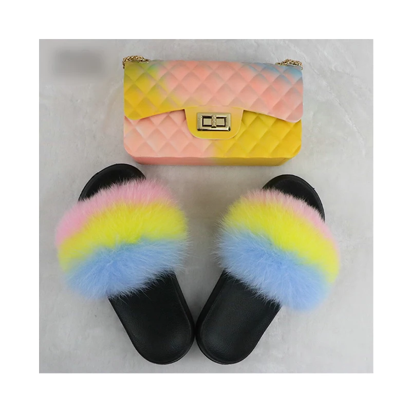 

2021 new popularity hot sale products fashionable fur women's shoes indoor slipper