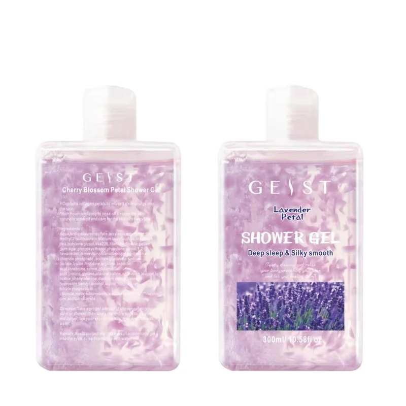 

Geist natural lavender petal moisturizing body wash whitening shower gel