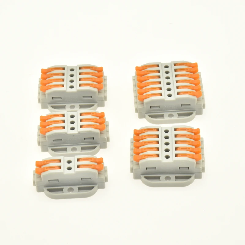 Plastic terminal block 222 series electrical wire splice quick connector