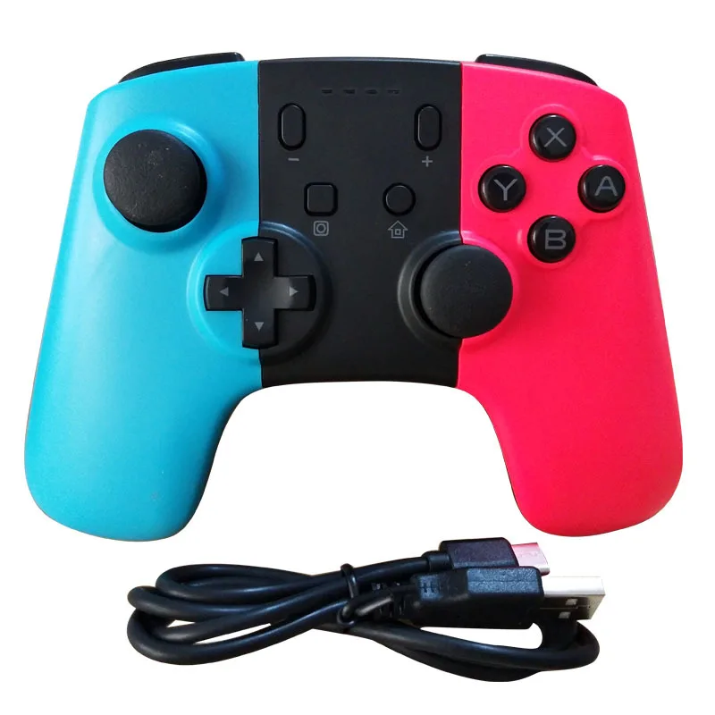 

For Nintendo Switch Pro Controller Wireless Joypad Gamepad Remote Controller, Blue+red