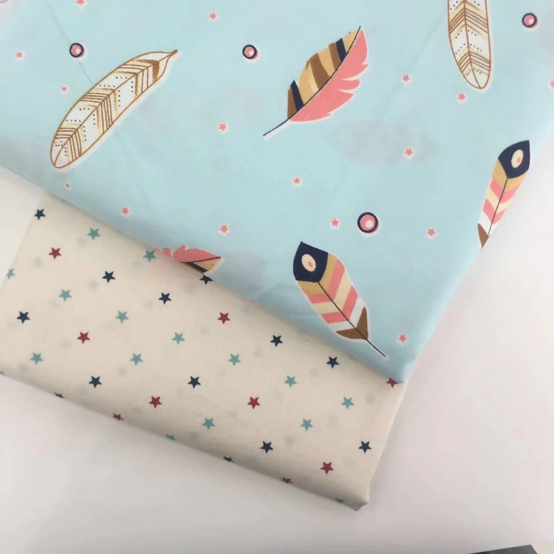 
Custom Print 100% cotton calico fabric textile 