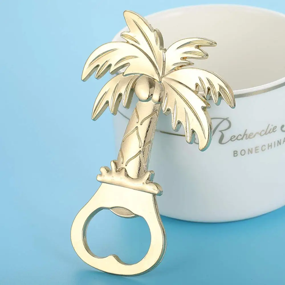 

Coconut Tree Bottle Opener Beach Theme Wedding Favor for Party Palm Tree Bottle Opener Return Gift for Guest