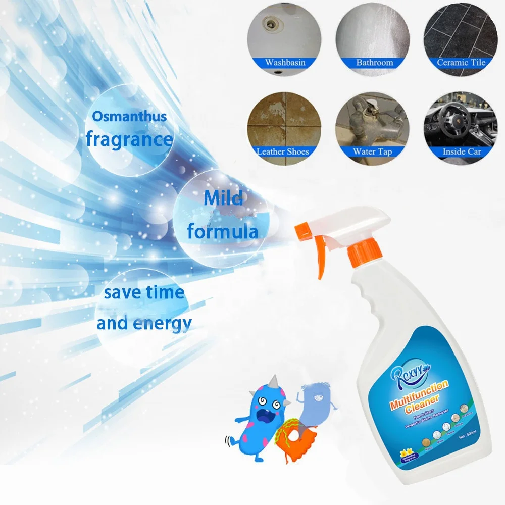 Retail Wholesale All Purpose Anti Bacterial Surface Cleaning Spray Liquid 500ML Multifunctional Cleaner