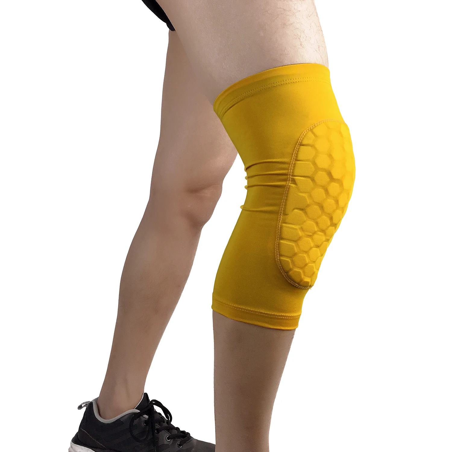 

Wholesale Joint Support Non-Slip Knee Pads Powerful Rebound Spring Force Power lift Knee Support Brace Sleeves, Black ,white, yellow, blue,