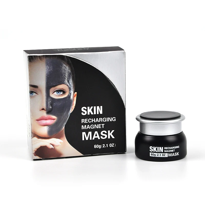 

Wholesale anti-aging whitening skin care magnetic face mask, Black
