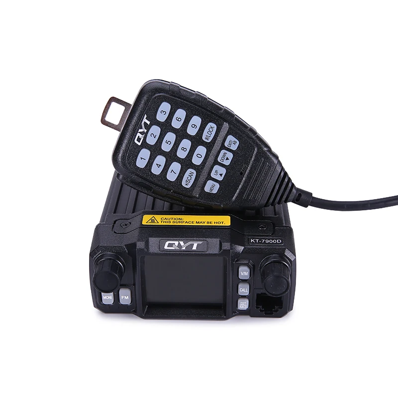 Quad Band Mobile Radio Qyt Kt7900d Vhf Uhf Mini Color Screen For Taxi
