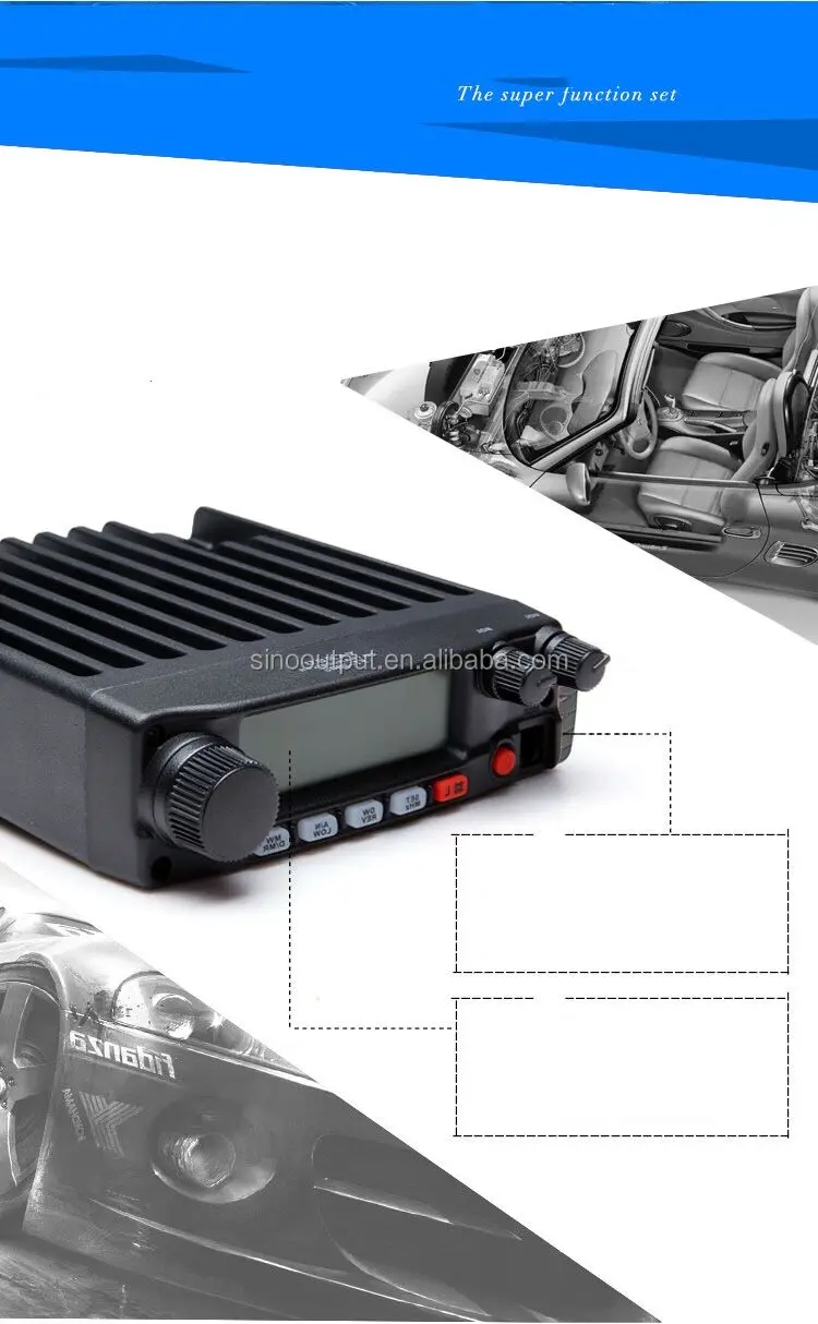 Marine Electrical Parts Vhf Radio For Ship 75kw 136mhz 140mhz 150mhz