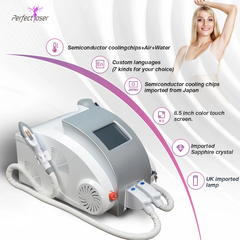 

7 Filters Hair Removal Shr IPL Machine OPT Elight Hair Removal Skin Rejuvenation System, White