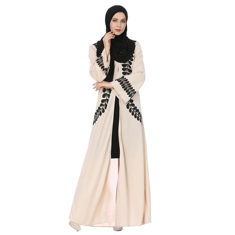 

Muslim Dress Women Wears Middle East Traditional Long sleeves Islamic Clothing Abaya Dubai Muslim Dress