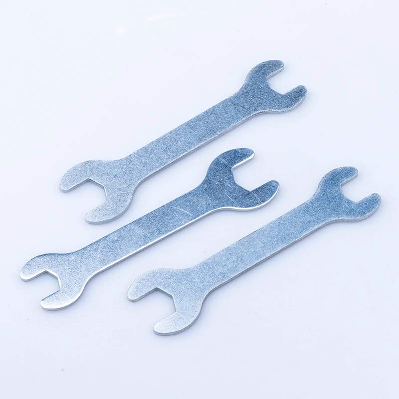 

M10 Galvanized Double-ended Open Wrench Mini Spanner Hex Stamped Wrench Double Side Open Spanner