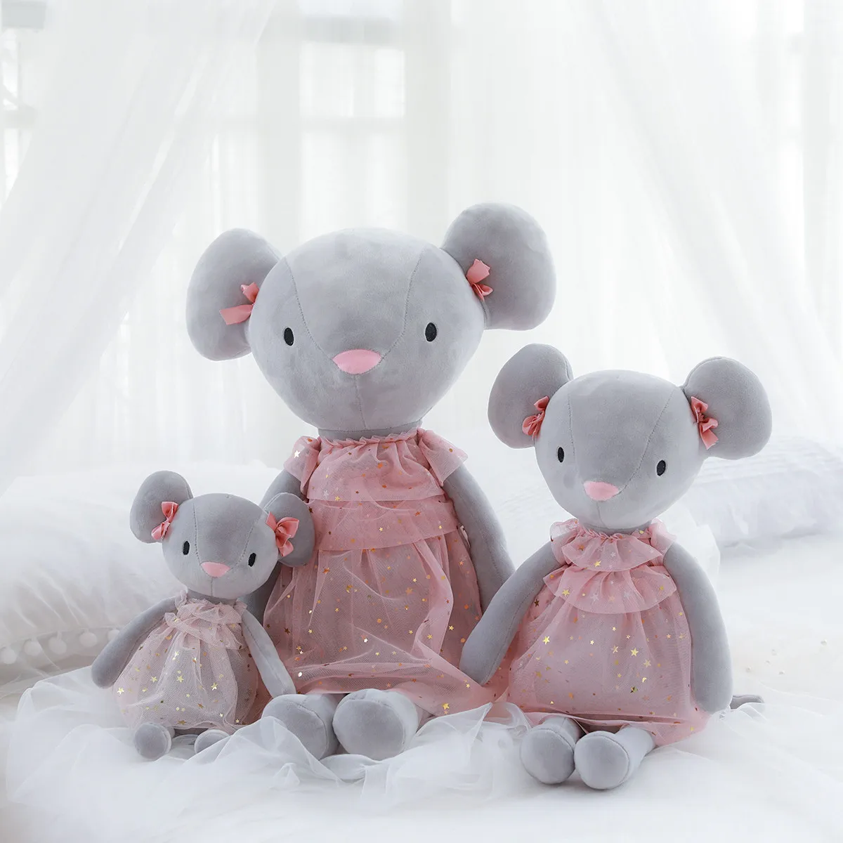 

Baby Gift Promotion Toy Cute Baby Kids Animal Bear Sleeping Comfort Doll Plush Toy Soft Stuffed Rabbit Toy, Customized colour