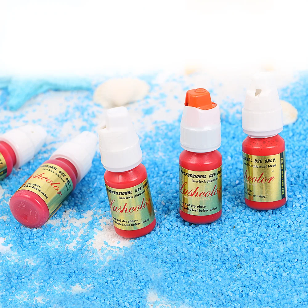 

Microblading Supplies Good Quality Permanent Makeup Micro Semi Cream Pigment 38 Colors Tattoo Microblading Pigment, Bright orange,bright red,red pepper,pink(38colors)