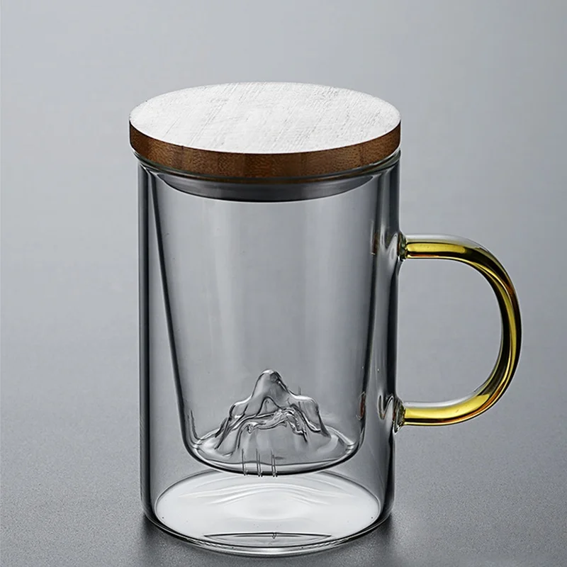 

High Quality Various Glassware Wedding double wall Espresso Mugs Clear Tea Coffee glass cup With Handle