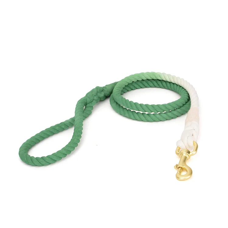 

Colored Cotton Rope Handmade Dog Leash Pet Leashes Customized