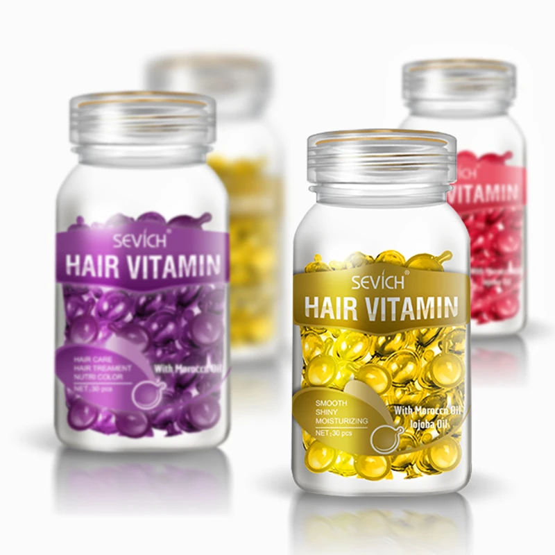 

Wholesale private label Repair hair vitamins serum capsule with morocco oil For Hair Treatment, Customized