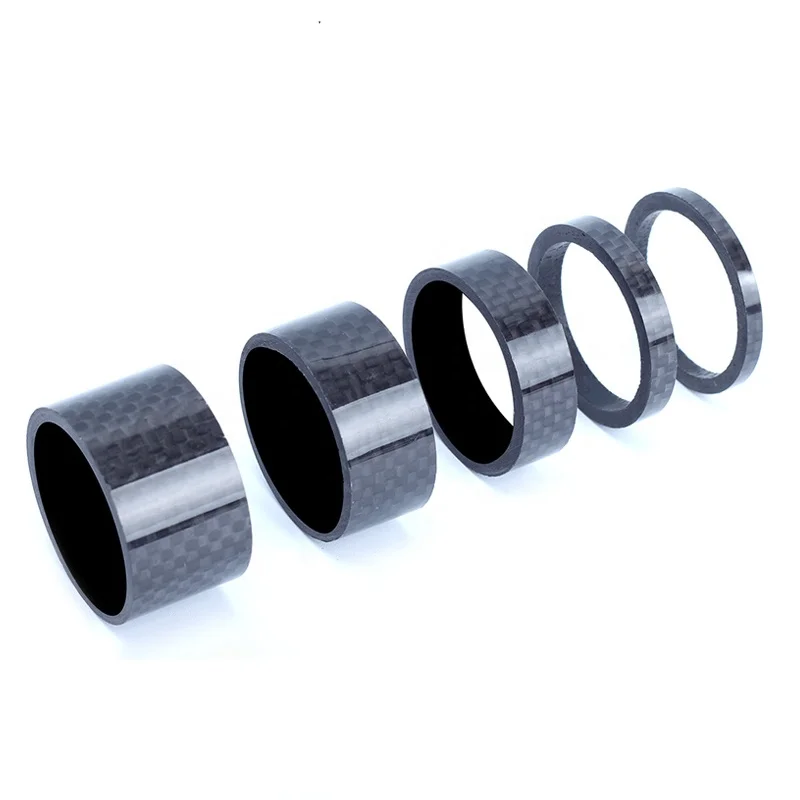 

Bicycle Carbon Fiber Headset Spacer 28.6/31.8mm Fork Headset Washer Cycling Gasket Bicycle Parts