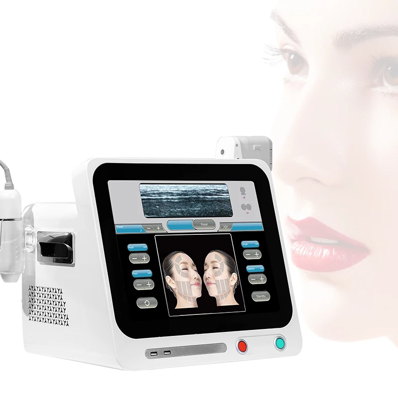 

9d 7d Hifu High Intensity Focused Ultrasound 8 Cartridges 12 Lines Eye Neck Face Lifting Hifu 5d 4d 3 En 1 Portable 7d Hifu, Whlte