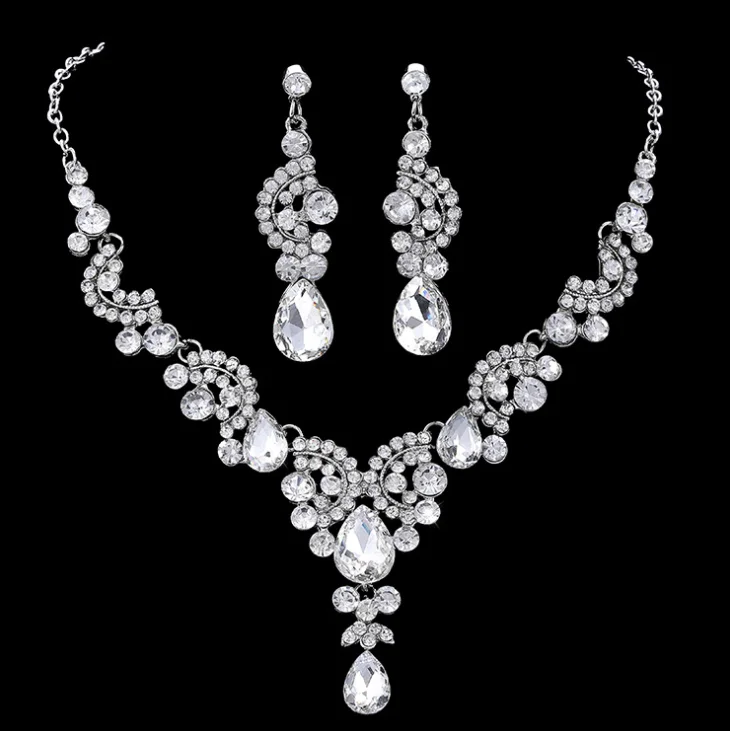 

wholesale wedding bridal jewelry sets bridal, White