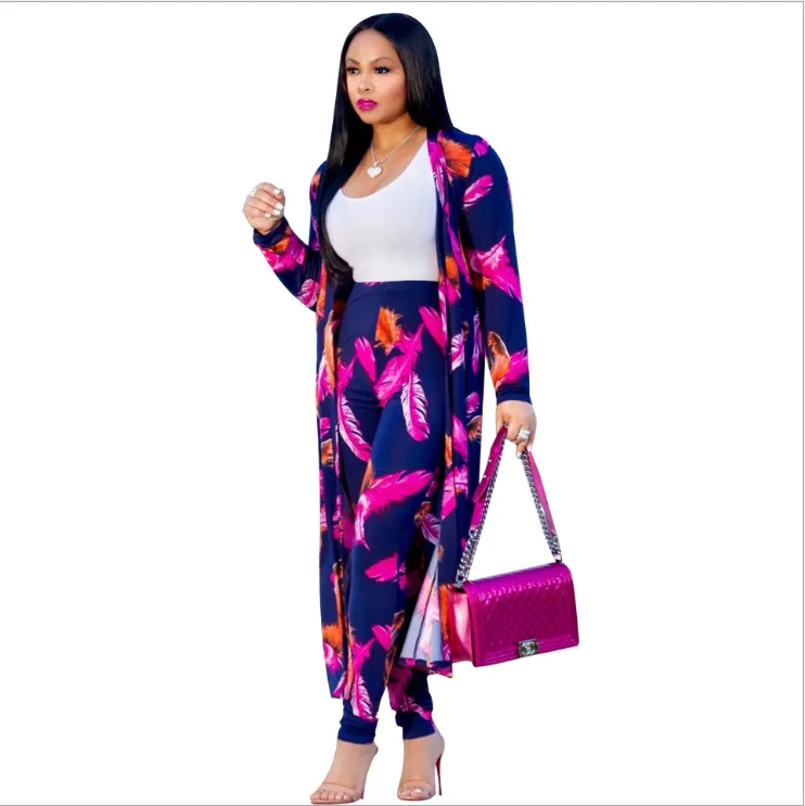 

Women Clothes Vendor 2021 new arrivals sexy printing women two piece set clothing trendy casual 2pcs set woman