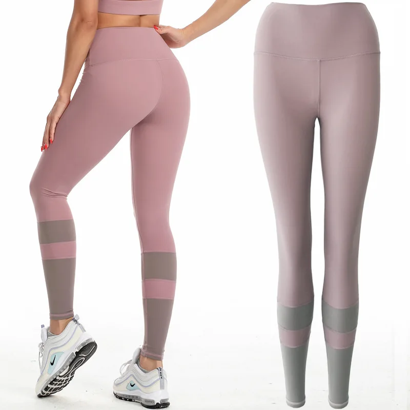 

Trending now High Waisted Workout running Nylon Spandex Leggings Sports wear Yoga Pants for Women Activewear Gym Leggins set