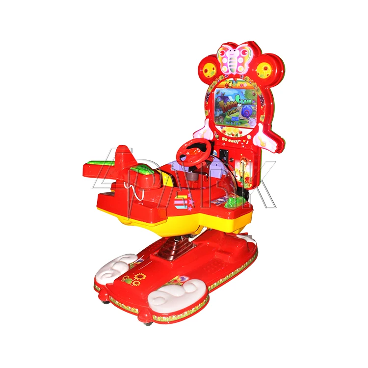 

Kiddy Europe Coin Operated Airplane/Tank Kiddie Ride Video Shopping Mall Game Kiddie Swing Flying Car Games Kits For Sale