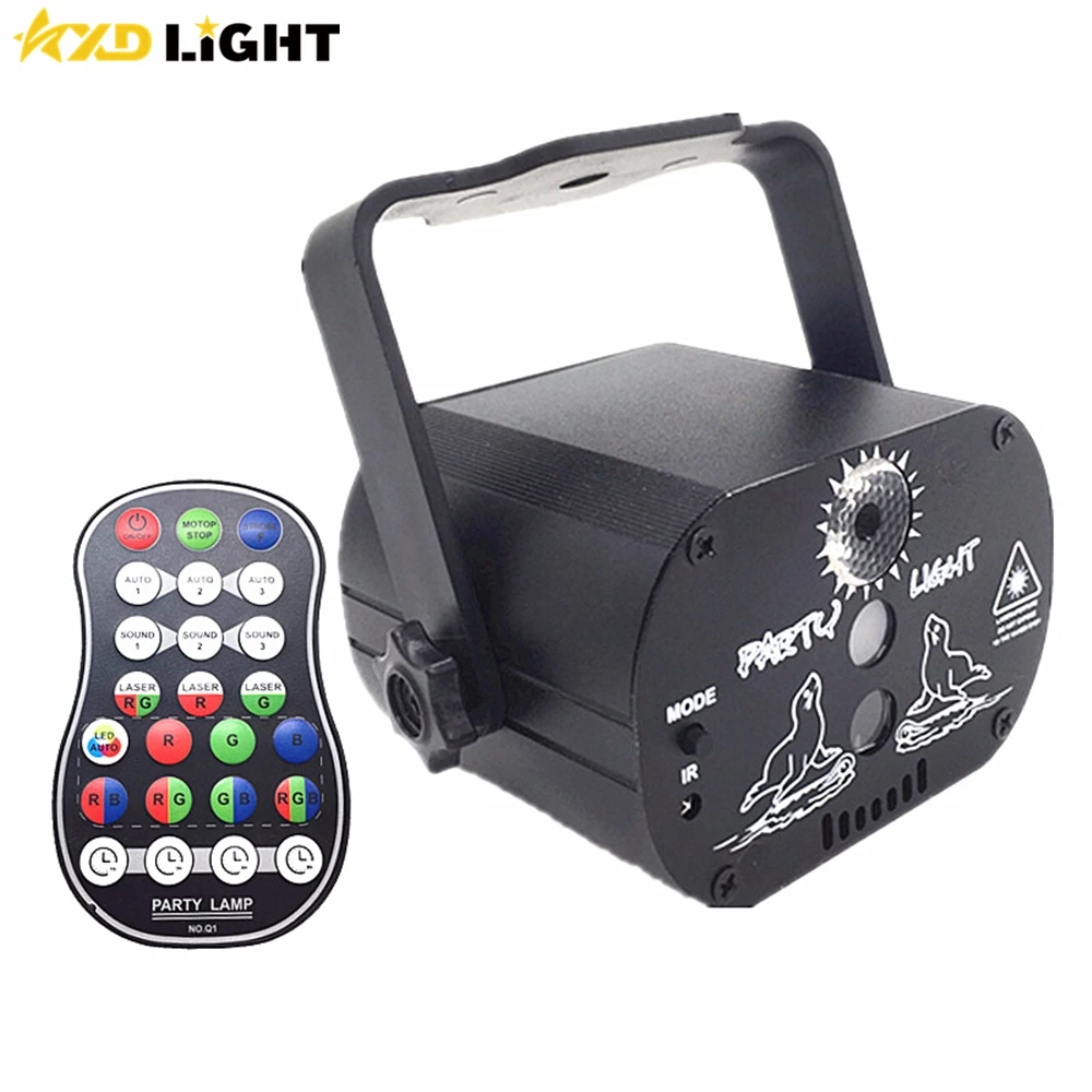 

Led disco light remote control mini laser projector dj lighting party beam lights with factory price