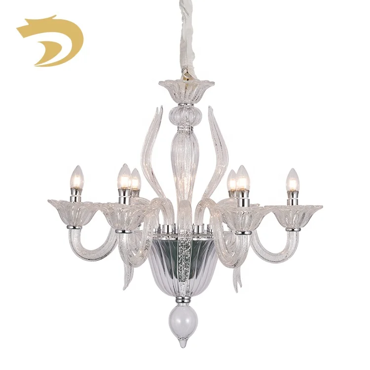 wholesale factory 6 candle lamp holder dining room egyptian modern k9 crystal chandeliers