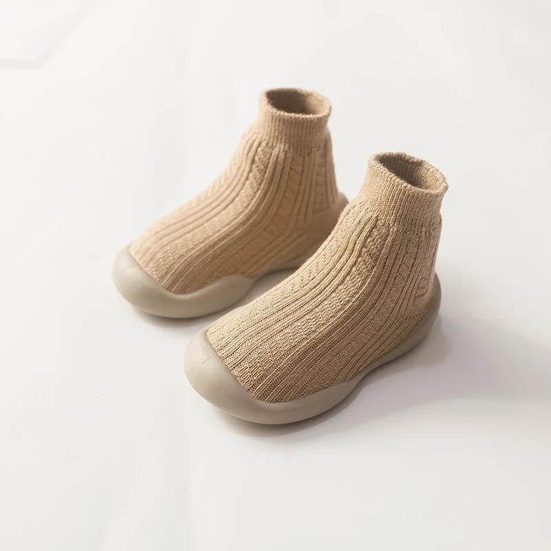 

New Pattern Fashion Cute solid color Baby Girl Sock Anti Slip Shoes Rubber, Picture