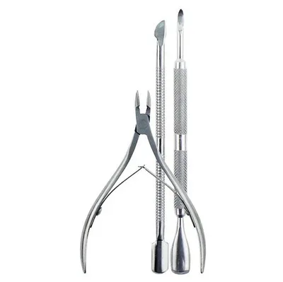 

Manicure Tool Cuticle Nail Cutter Spoon Pusher Remover Nipper Clipper Set