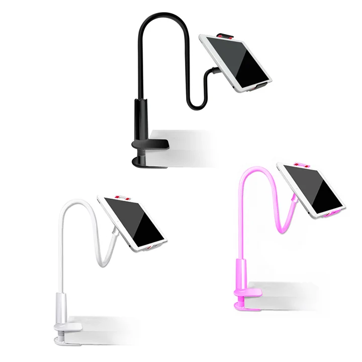 

Bedroom Desktop Office Bathroom Kitchen Rotate Freely Lazy Bracket Holder Cell Phone Clip Holder, So many colors