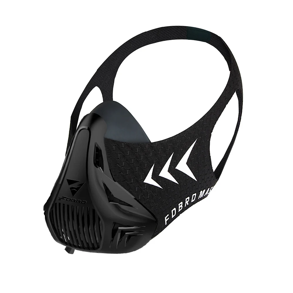 

FDBRO Athletic Washable Reusable Silicon Custom Logo Face Hight Altitude Fitness Training Workout Gym Mask For Sports Running, Customized color