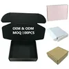 Wholesale Customised Recycled White Pink Book Branded Eco Friendly Flat Subscription Luxury Clothing Die Cut Mailer Paper Box