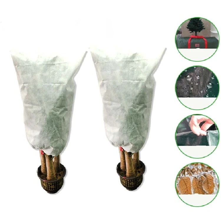 

New winter plant anti-freeze protection cover non-woven tree nursery tree bag