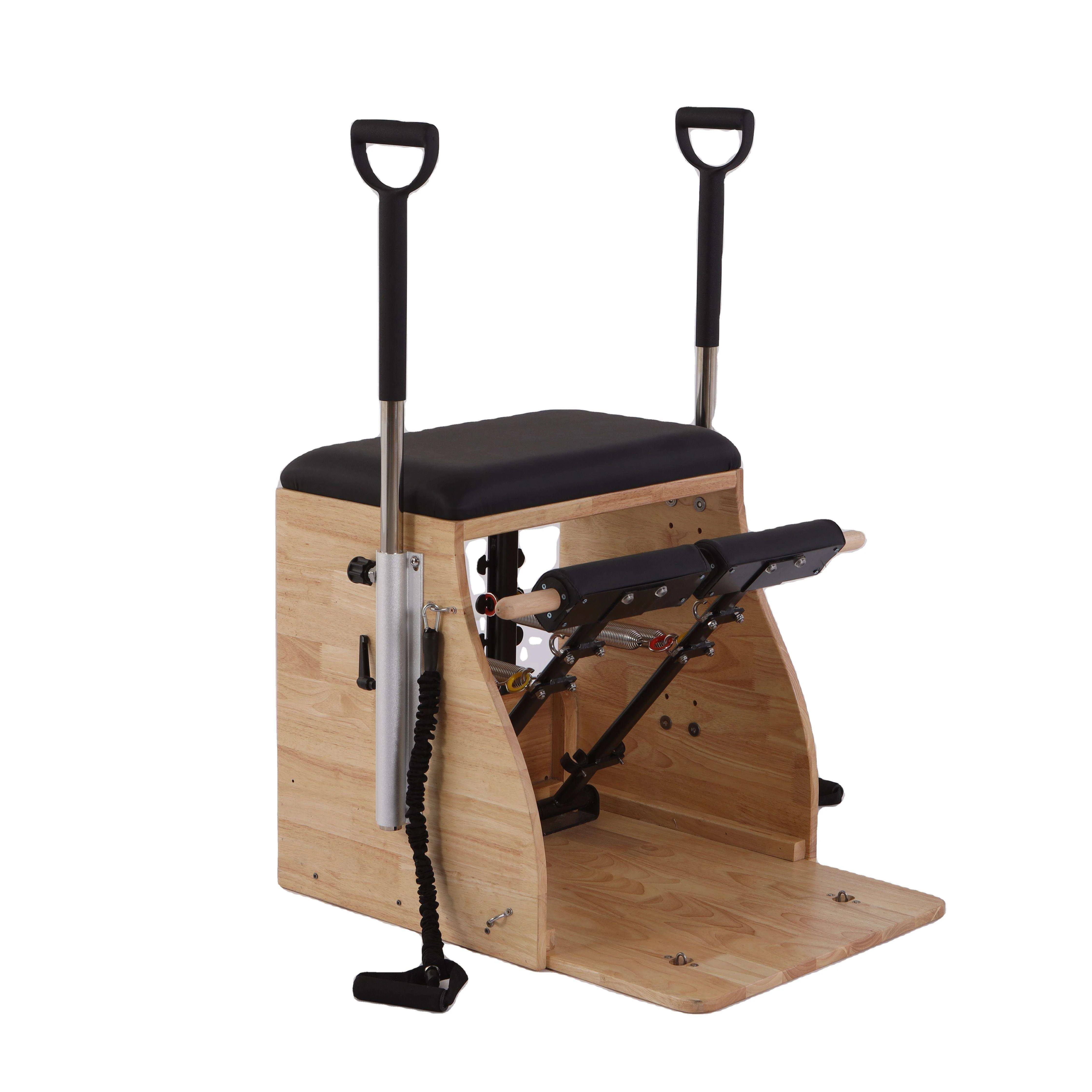 Studfio Personal Use Durable Portable Solid Oak Rubber Wood Wunda Chair Pilates Chair