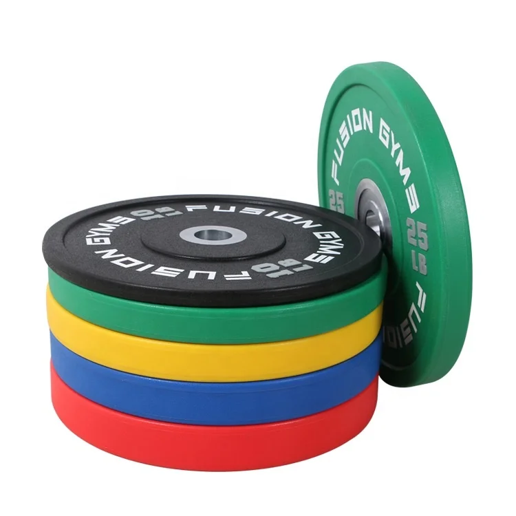 

Hight Quality Color Weight Plates Gym Fitness Weightlifting PU Urethane Bumper Plate, Iwf standard colors