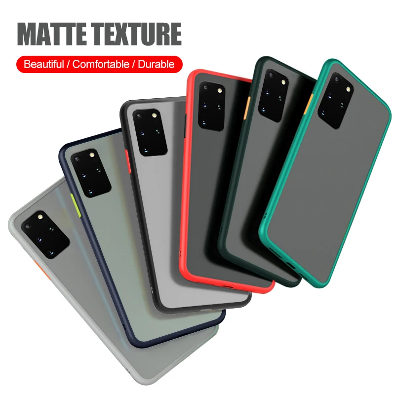 

Translucent Matte Phone Case for Samsung A52 A72 A32 A11 A12 A02 Note20 S20 FE Ultra S21 Skin feel Soft TPU Case Cover M31S A21S