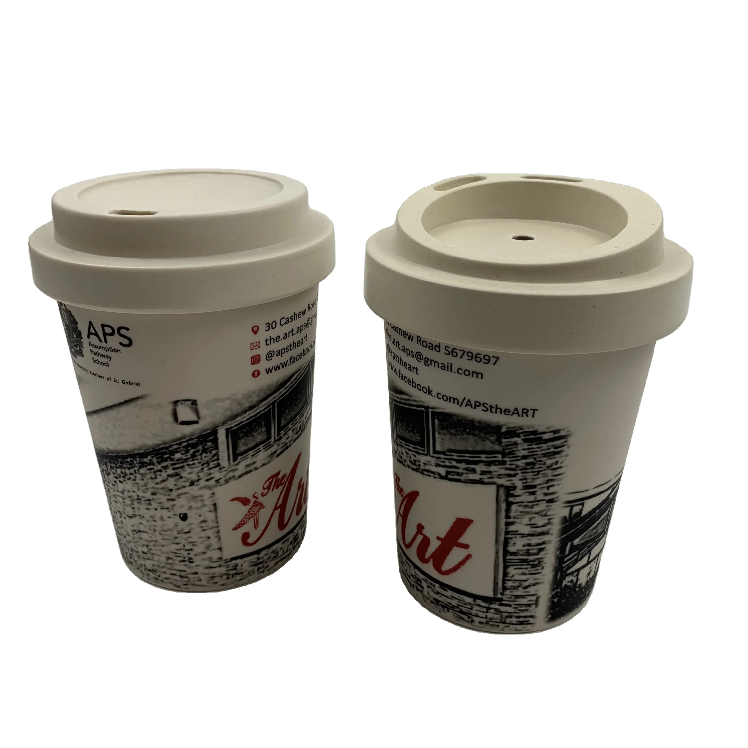 

MIKENDA Bamboo Fiber travel coffee cup