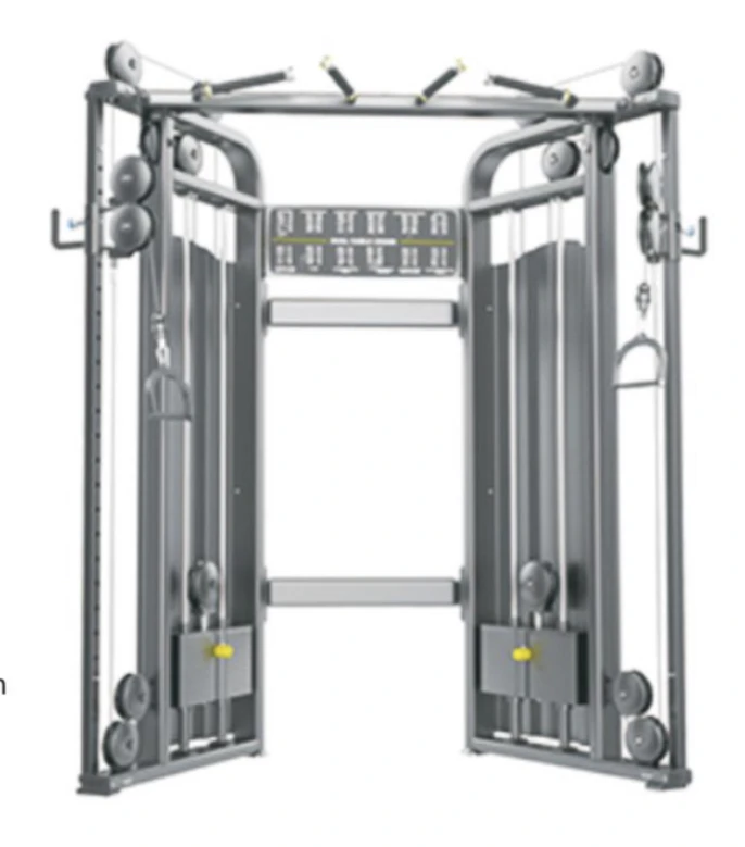 

Beyond Sport Hammer Strength Vertical Fitness commercial Smith Machine, Grey/black