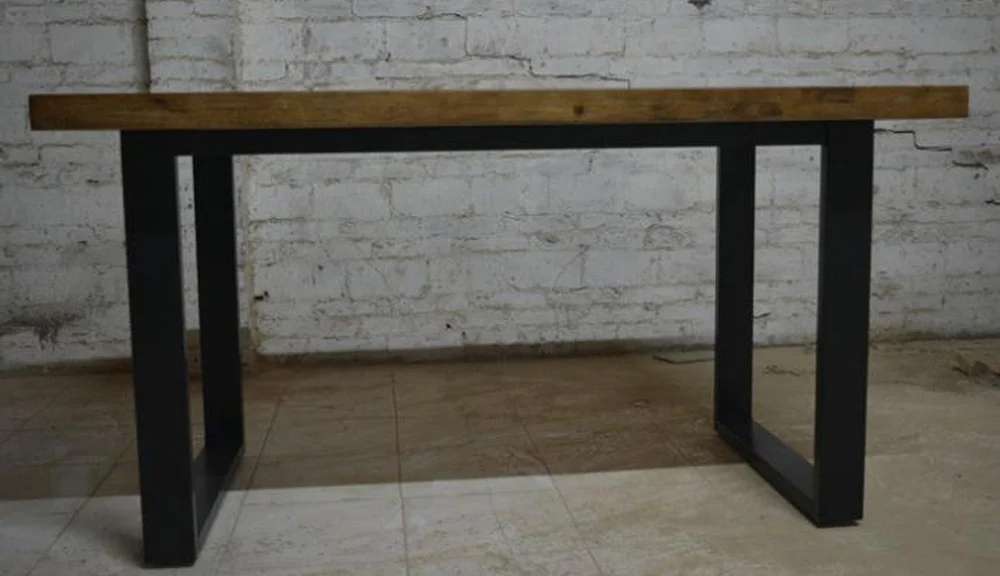 
customized 304 stainless steel table bracket dinner desk leg metal frame factory in China 