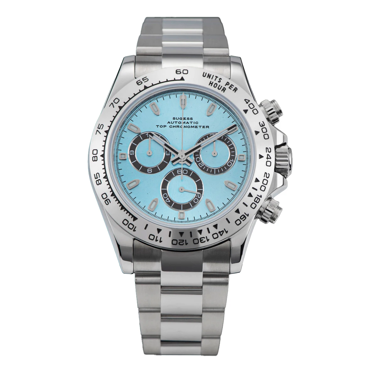 

RTS high quality luxury mechanical Ceramic Bezel sapphire glass Panda Chronograph 7750 automatic movement watch men for sale