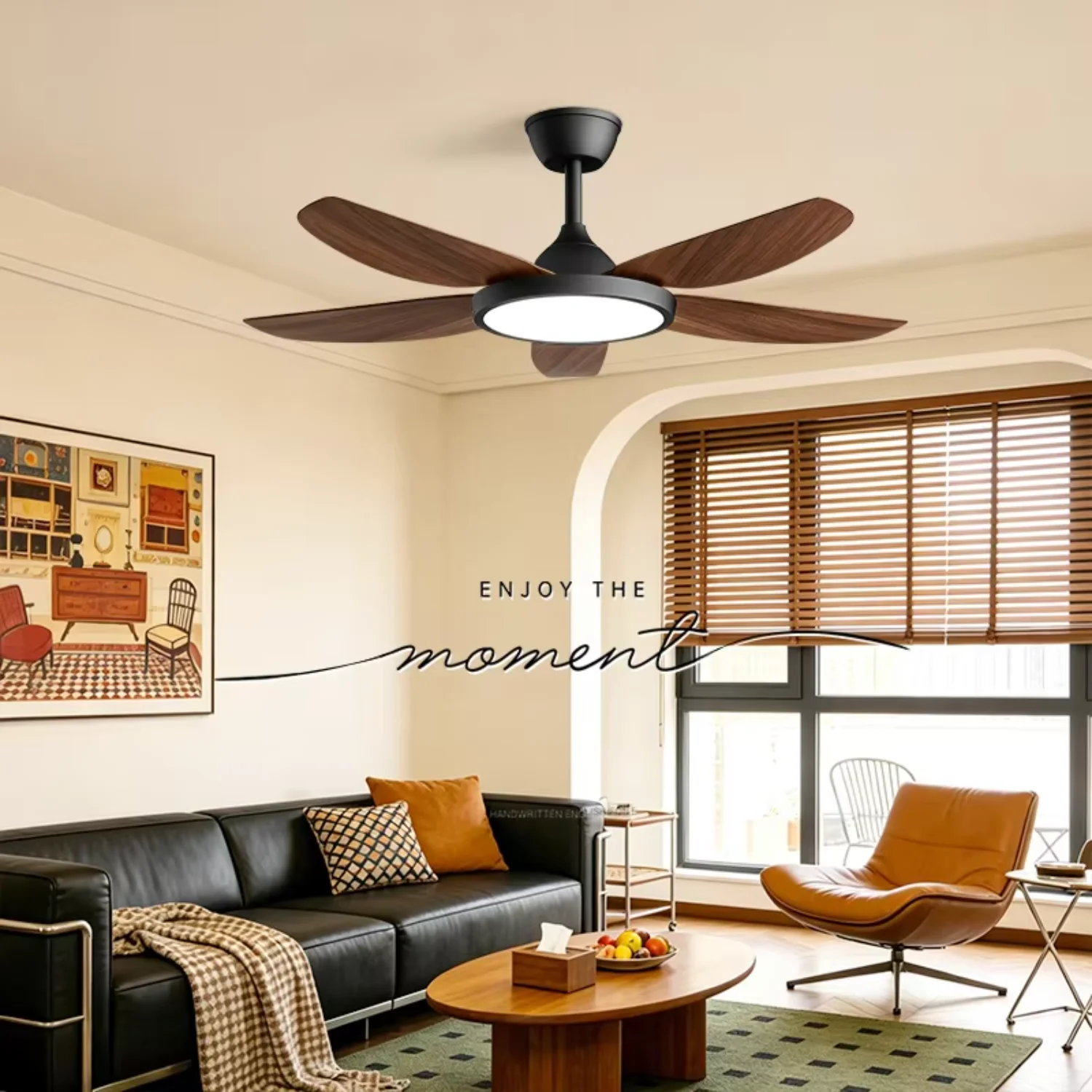 Wind Ceiling Fan, LED, 6-Speed - detail 4