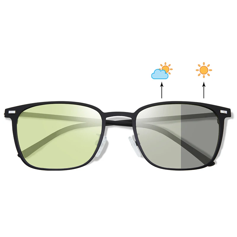 

Premium Classic Style Polarized UV Night Vision Blue Light Blocking Photochromic Lenses Sun Glasses Sunglasses