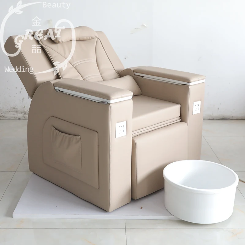 

Foshan Great Factory Modern Luxury No Plumbing Manicure And Pedicure Chairs