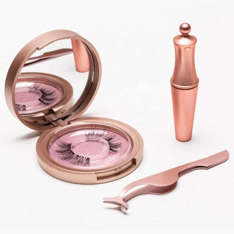 

Lashes New False Magnetic Eyelashes With Magnetic Eyeliner Kit Gift Box Package