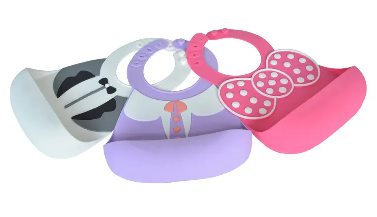 owl silicon baby bibs