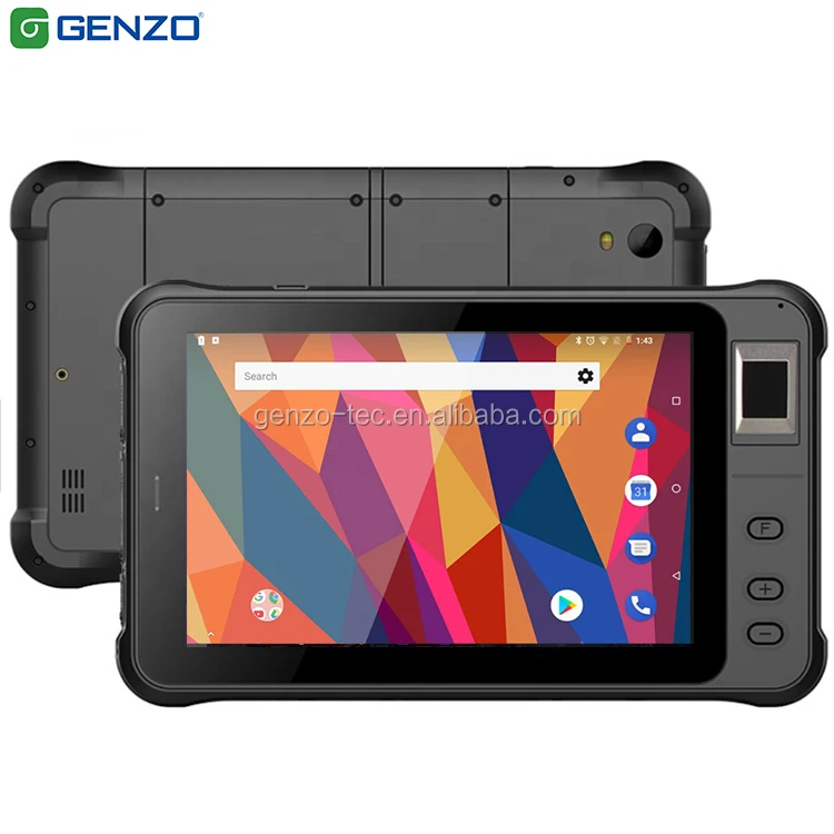 

GENZO Factory Sales 7 inch Rugged tablet android 1000 nits with UHF Android tablet With 2D Barcode and Fingerprint