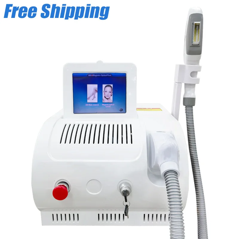 

2020 Newest Multi-functional Opt Ipl/Shr/Portable Fast Hair Removal Skin Rejuvenation beauty Machine with CE Certification, White
