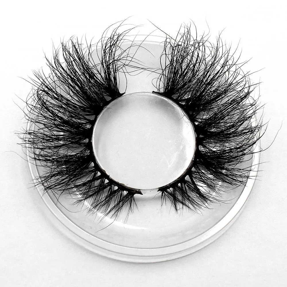 

Wholesale eyelashes Super Fluffy 8d 25mm Mink Lashes 100% Siberian Handmade Mink Eyelashes, Natural black mink eyelashes