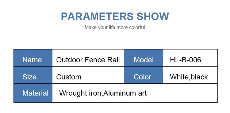 Ornamental Fence Picket Panels Wrought Iron Outdoor Garrison Fence